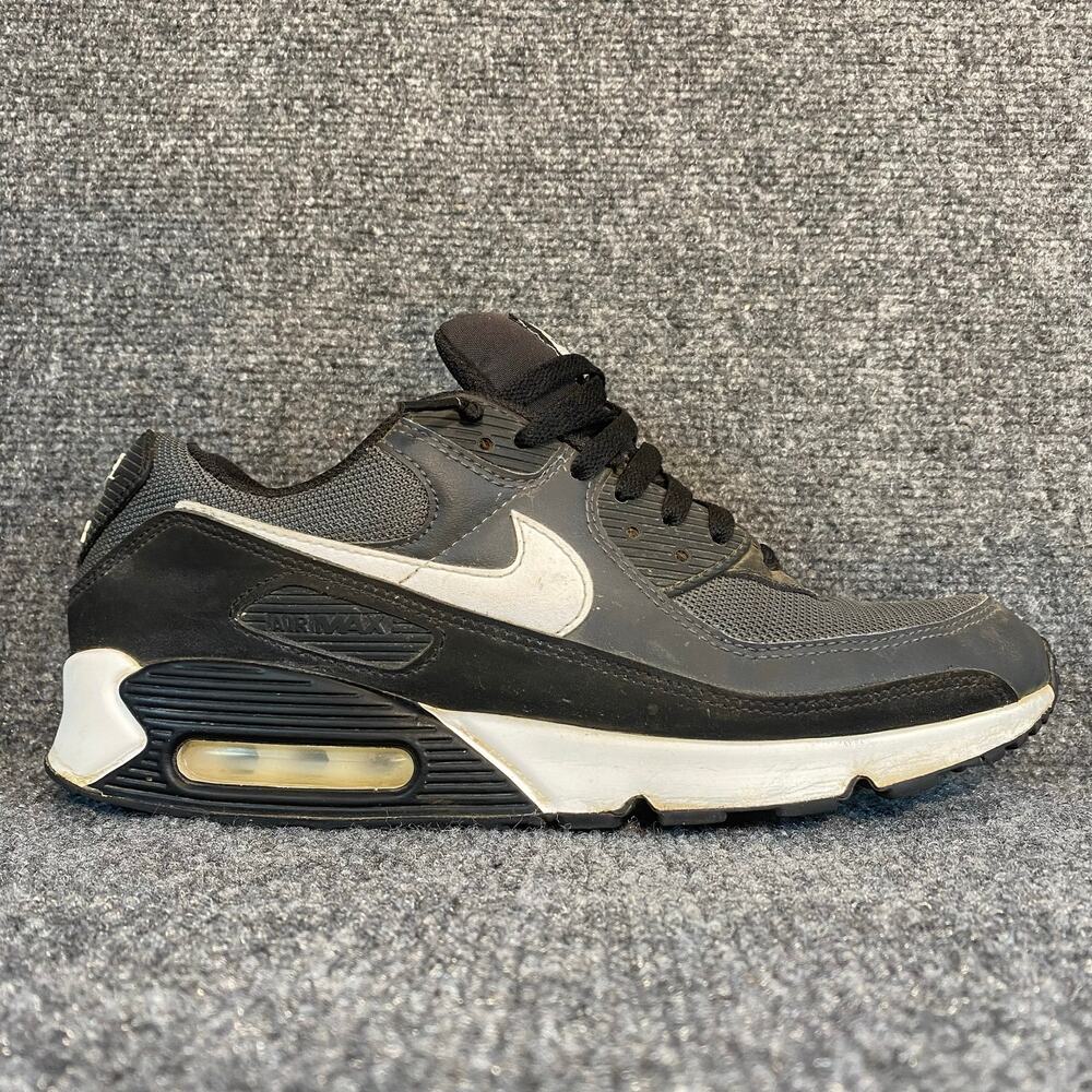 Nike Air Max 90 Iron Grey White Black Running Shoe Sneakers CN8490-002 Mens 10.5